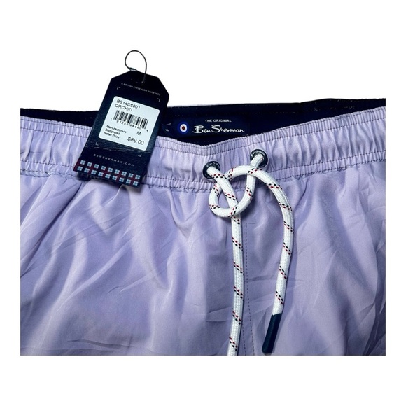 Ben Sherman Men’s Lilac/Orchid Swim Trunks, New With Tags, Size Medium - Picture 4 of 4